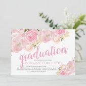 卒業式招待状, 卒業式お知らせ 招待状 (スタンド正面)