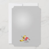 卒業式招待状 招待状 (裏面)