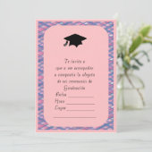 卒業式招待状 招待状 (スタンド正面)