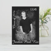 卒業式招待状 招待状 (スタンド正面)