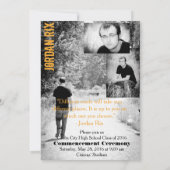 卒業式招待状 招待状 (裏面)