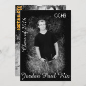 卒業式招待状 招待状 (正面/裏面)