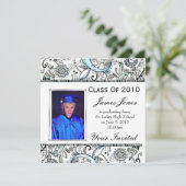 卒業式招待状 招待状 (スタンド正面)