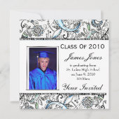 卒業式招待状 招待状 (正面)