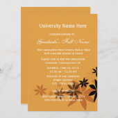 卒業式招待状(招集) 招待状 (正面/裏面)