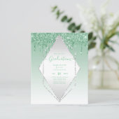 卒業式招待状 – 滴下グリッターグラマガーリーー (スタンド正面)