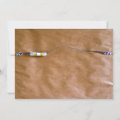 卒業式招待状 - 額縁入り証明書 招待状 (裏面)