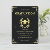 卒業式招待状 | 2025年クラス 招待状 (スタンド正面)