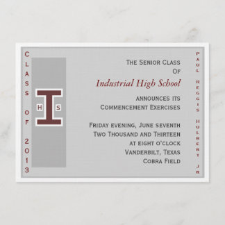 卒業式招待 招待状