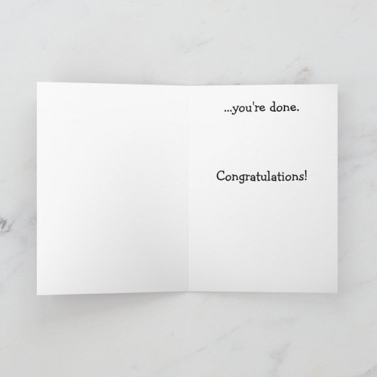 卒業式挨拶状 カード (内部)