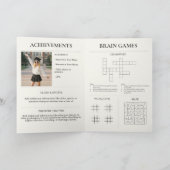 卒業式新聞 - オーダーメイド写真発表 招待状 (内部)