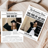 卒業式新聞 卒業パーティー 招待状