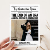 卒業式新聞 卒業パーティー 招待状