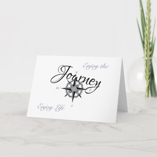 卒業式楽しむ – 旅の生活楽しむカード カード (正面)