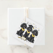 卒業式標準プードル犬 フェイバータグ (インサイチュ)