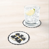 卒業式標準プードル犬 ペーパーコースター (インサイチュ)