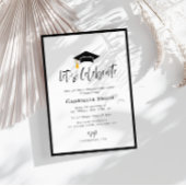 卒業式祝の招待 招待状