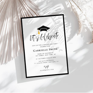 卒業式祝の招待 招待状