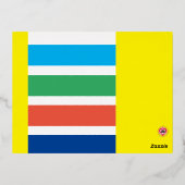 卒業式祝ギフトカード 箔シーズンポストカード (裏面)