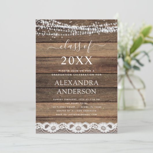 卒業式素朴ファームハウス2022 招待状 (スタンド正面)