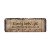 卒業式素朴木製ストリングライト ラベル (正面)