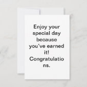 卒業式装飾装置 招待状 (裏面)