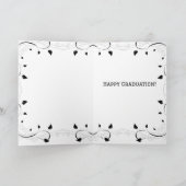 卒業式誇りを持ったカード(12)ホリデーカード シーズンカード (内部)