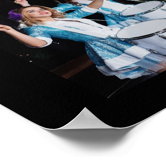 卒業式18フォトコラージュファンシークラス年 ポスター (角)