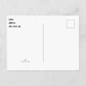 卒業式2枚写真のお知らせ 案内ポストカード (裏面)