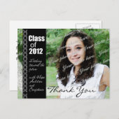 卒業式2012/写真 案内ポストカード (正面/裏面)