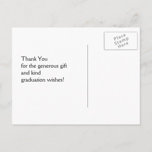 卒業式2012/写真 案内ポストカード (裏面)