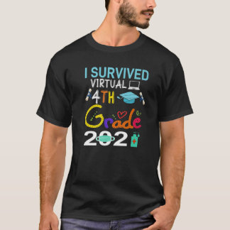卒業式2021 I 生き延び4年生の仮想グレード Tシャツ