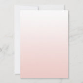 卒業式2022パーティーバラ金ゴールドトッパー女の子 招待状 (裏面)