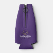 卒業式2022パープルスクール卒業パーティー ボトルクーラー (裏面)