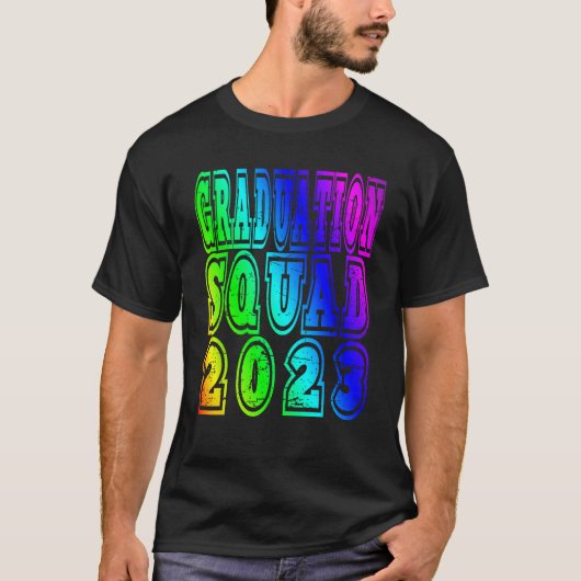 卒業式2023レインボー Tシャツ (正面)