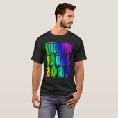卒業式2023レインボー Tシャツ (正面フル)