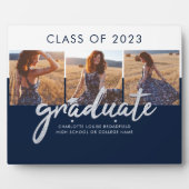 卒業式2023 Photo Collage Script Grad Keepsake フォトプラーク (正面)