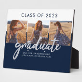 卒業式2023 Photo Collage Script Grad Keepsake フォトプラーク (側面)