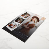 卒業式2024フォトシルバーフォイル発表 箔招待状 (回転した状態)