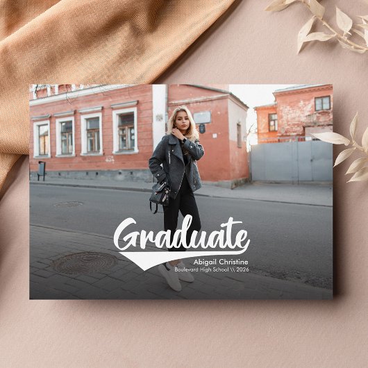 卒業式2024フォトスクリプト卒業 案内状