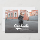 卒業式2024フォトスクリプト卒業 案内状 (正面)