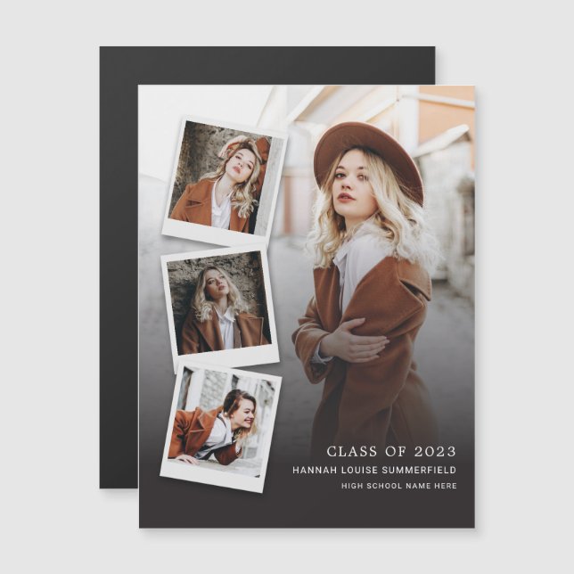 卒業式2024写真数々の卒業発表 (正面/裏面)