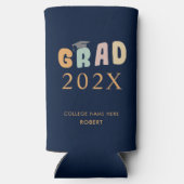 卒業式2024大学グラードパーティーレトロ スリム缶クーラー (裏面)