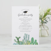 卒業式2024水彩カクティグラードパーティー 招待状 (スタンド正面)