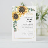 卒業式2025ひまわりフローラパーティの招待状 招待状 (スタンド正面)