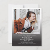 卒業式2025オープンハウスの写真パーティー 招待状 (裏面)