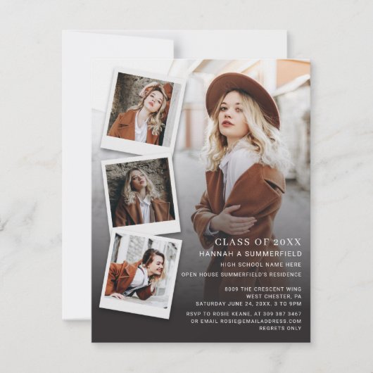 卒業式2025オープンハウス写真グラードパーティー 招待状 (正面)