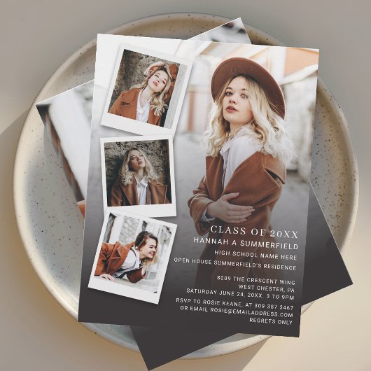 卒業式2025オープンハウス写真グラードパーティー 招待状