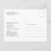 卒業式2025グラードフォトカレッモダンジ 案内ポストカード (裏面)