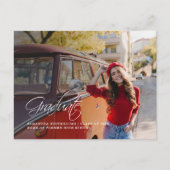 卒業式2025グラードフォトカレッモダンジ 案内ポストカード (正面)